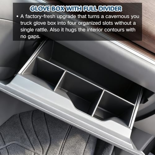 Image of Glove Box Organizer Dividers for 2023-2026 Chevy Silverado /GMC Sierra