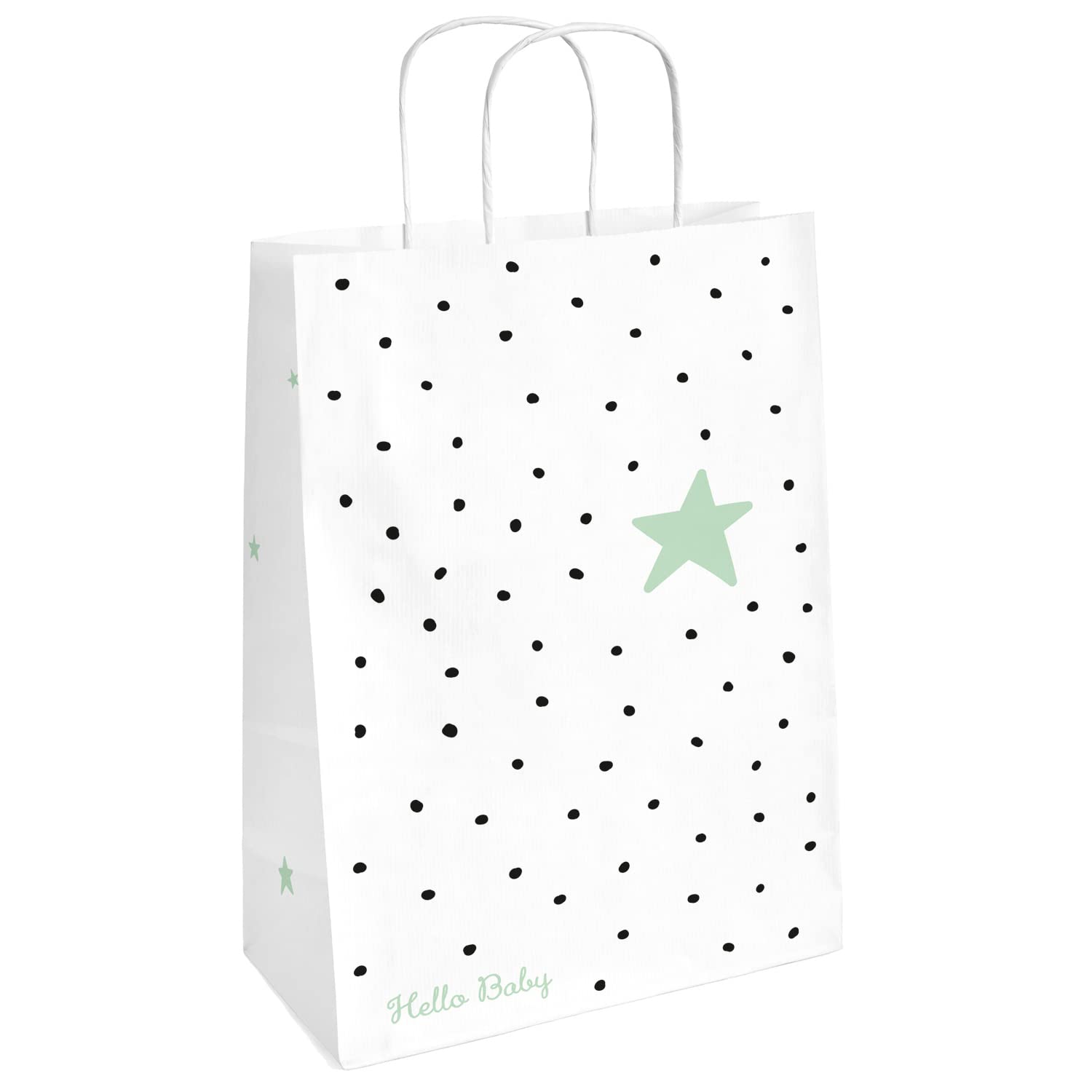 amscan 8 Hello Baby Paper Bags 23.3 x 16.2 cm