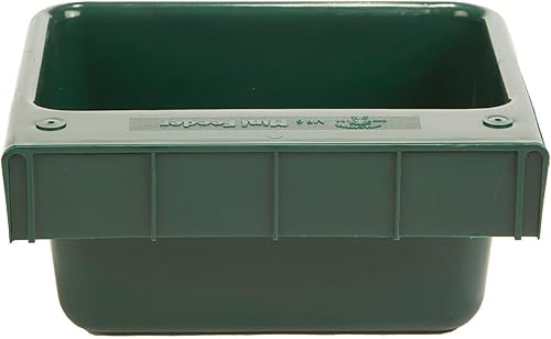 Miniatura 3 de Little Giant Mini alimentador de plástico  Alimentador de valla  Alimentador de cabra  Cubo duradero y montable para ganado  Fabricado en Estados