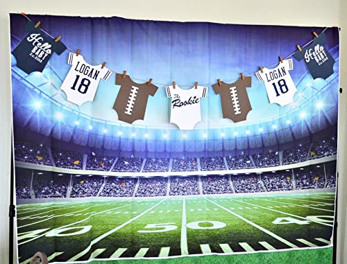 Fondo fotográfico 7x5ft campo de fútbol americano miniatura 4