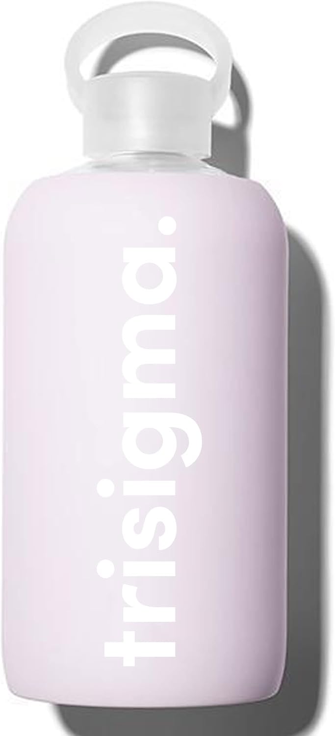Amazon.com: Sorority Shop Sigma Sigma Sigma Glass Water Bottle with ...