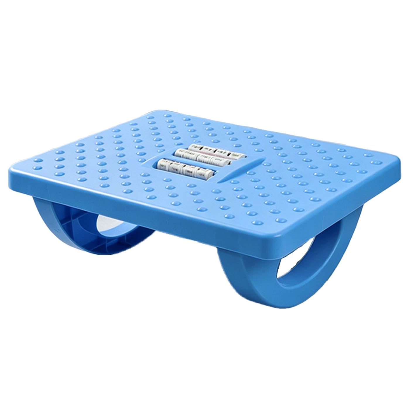 Rolling Foot Stool Under Desk, Foot Massage Rest Step Stool for Home and Office(Blue)