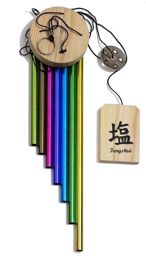 KharidoLive Hanging Bell Wind Chimes for Home wood and metal(24 inch, Multicolor)