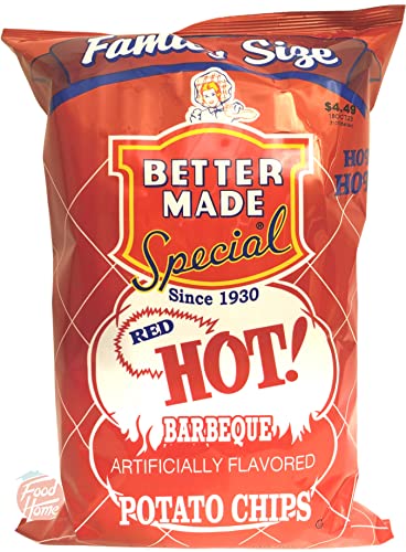 Better Made Family Size red hot! barbeque flavor potato chips, 8.5-ounce bag image 3