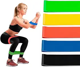 Kit 5 Faixas Elásticas Super Band – Extensor para Treino, Exercícios de Força, Cross Training, Pilates e Fisioterapia, Academia, Emagrecimento, Mobilidade e Reabilitação.