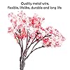 Yetaha 20Pcs Blossom Cherry Trees, Artificial Cherry Blossom Miniature Trees, HO OO Scale Model Flowers for Scenery Railroad Layout Scene Landscape Decoration #3