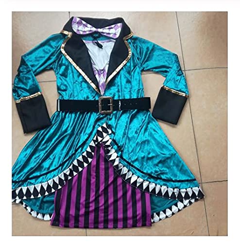 Fantasia Biggy Store Brasil Compatível com Fantasia Feminina do País das Maravilhas Adulto Traje Ali