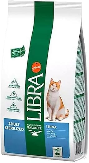 Libra – Pienso para gatos adultos esterilizados Libra atún. 12 Kg