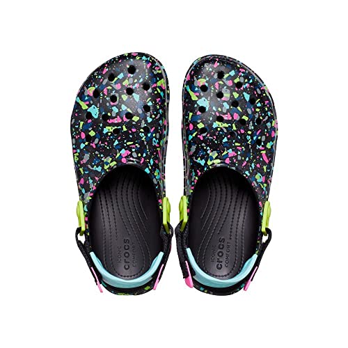 CROCS Classic All Terrain Clog - Black/Multi - M5W7 , 206340-0C4-M5W7, Unisex Adult , Black/Multi ,