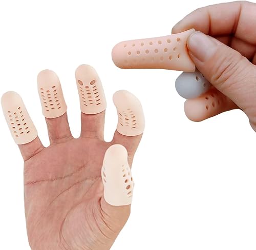 Miniatura 5 de 10 piezas de catre de gel con orificios de aire, protector de dedos de soporte, fundas de gel para dedos, protectores de dedos de gel, protección