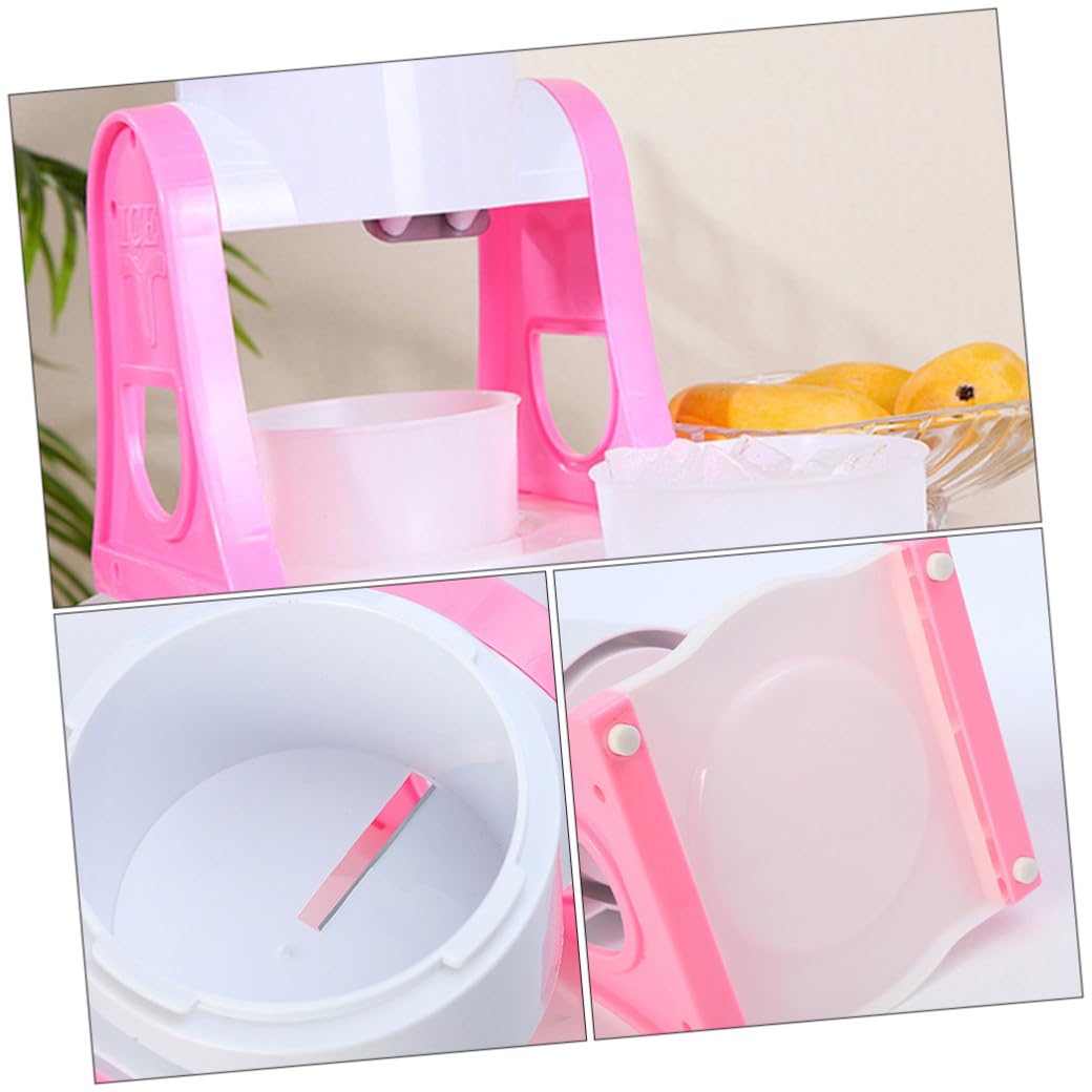Trituradora de Hielo Manual Sencilla para Casa, Manivela, Abs y Acero Inoxidable, Adecuado para Bebidas Frías y Cócteles