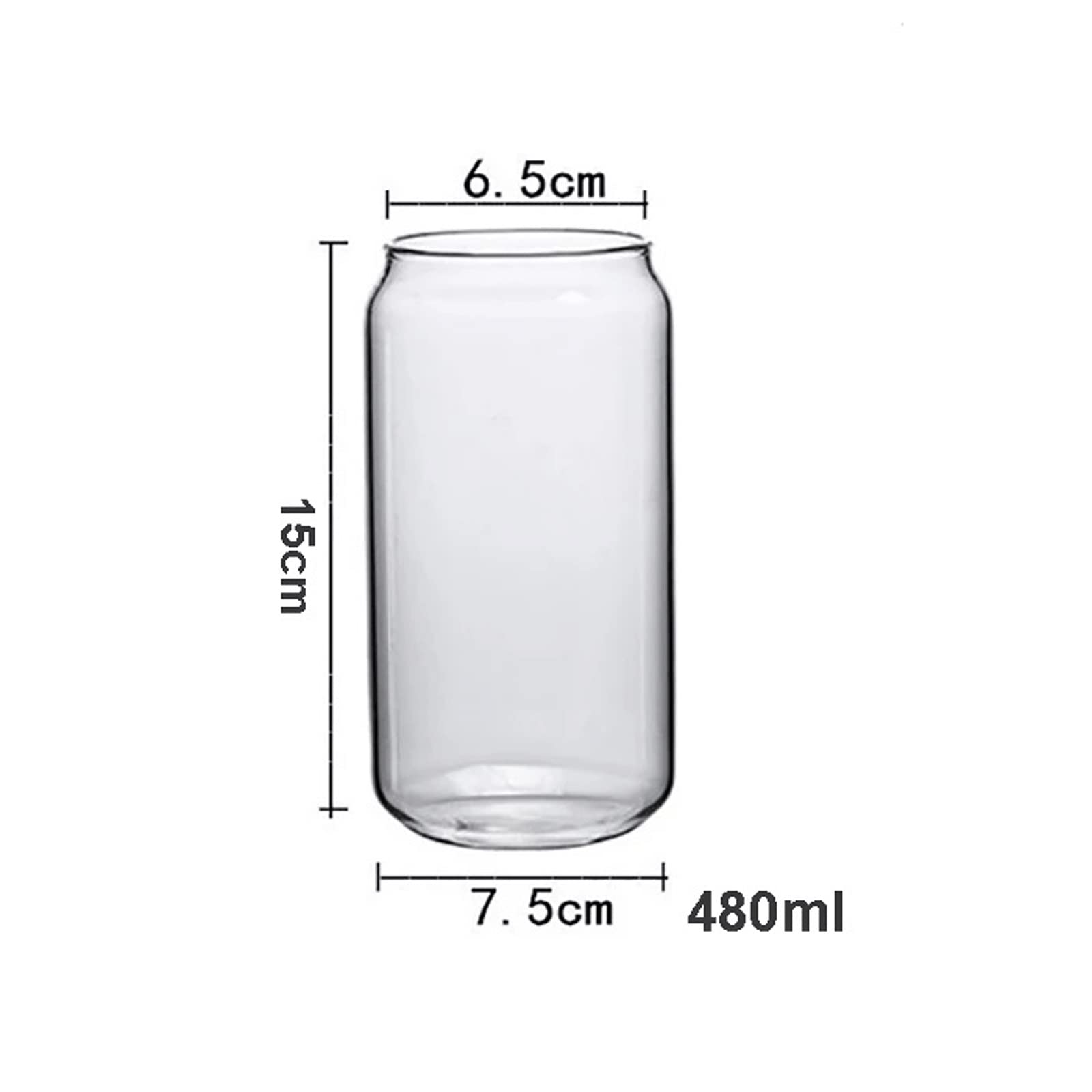 Kubek podróżny do kawy 320ml-480ml szklanki z bambusową pokrywką i słomiane kubki na herbatę przezroczyste kubki słoiki na piwo kubki do kawy zimne wino