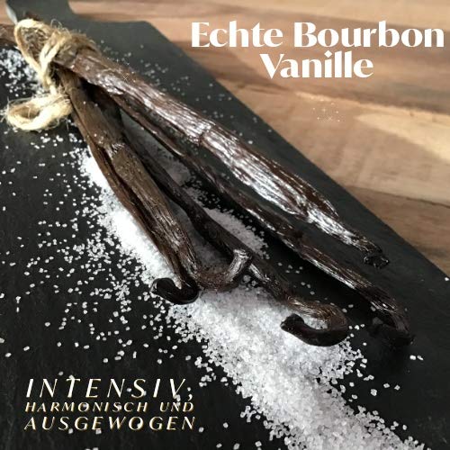 Echte Bourbon Vanilleschoten (75 Stk.) 100% natural aus Madagascar, Gourmet Premium Qualität 18-20cm, doppelt vakuumverpackt, frisch, direkt vom Vanille-Bauern