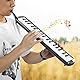 Melodica mit 37 Tasten, Blasmusikinstrument aus Edelstahl, Geeignet für Anfänger Zum Üben (Schwarz)