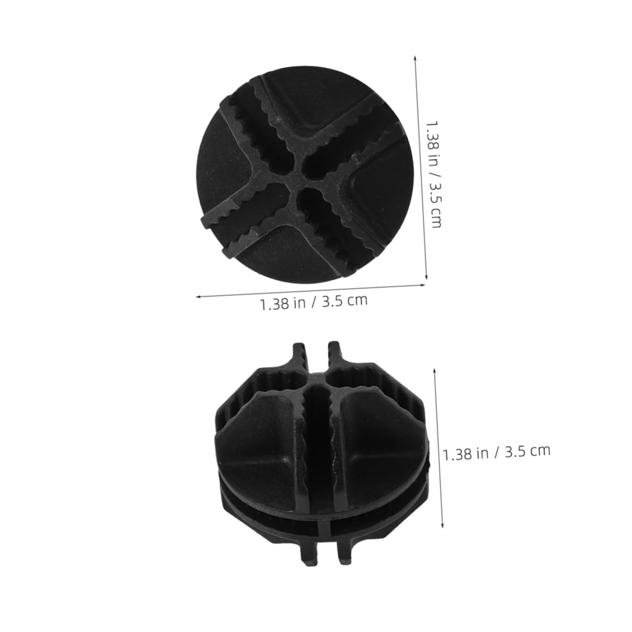 PRETYZOOM Easy Assembly Wire Cube Plastic Connectors Pet Cage Frame Connectors Storage Bins Shelving Frame Accessories