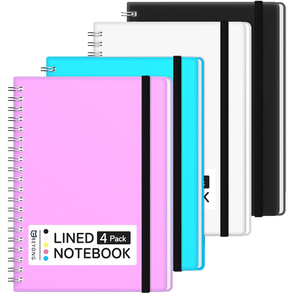 Carnet de notes à spirale petite taille 12,7x17,8 cm journal ligné - 8