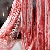 XIMISHOP 2.15 * 5m Halloween Gruseliges Stoff Deko,Blutig Horror Tuch Indoor Türdekorationen Gaze KäSetuch Party Zubehör Für Halloween Hof Haus Partyfotoautomat Zubehör