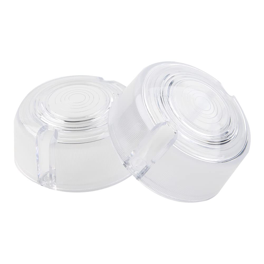 Bacar Motor ABS 2 Pcs Turn Signal Lens Cover Clear Turn signal light Lens assembly for Harley Dyna FXD FXR for Sportster XLH 883 1200 FXST