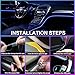 Car LED Interior Strip Lights, TEKSHINNY RGB Car Interior LED Light Wireless APP and Remote Control, 5 in 1 Ambient Lighting Kit with 236 Inches Fiber Optic, EL Wire Lights for Car Inside