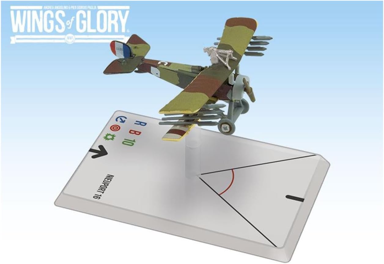 Ares Games Nieuport 16 (Escadrille Lafayette) - WGF125C Wings of Glory WW1 Airplane Pack