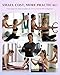 Zuluro Pilates Essentials Kit for Women, Yoga Starter Set for Home Workouts with Pilates Ring and Yoga Ball Set, 3 Resistance Bands, Storage Bag, Full Pilates Set for Toning Arms, Thighs & Core