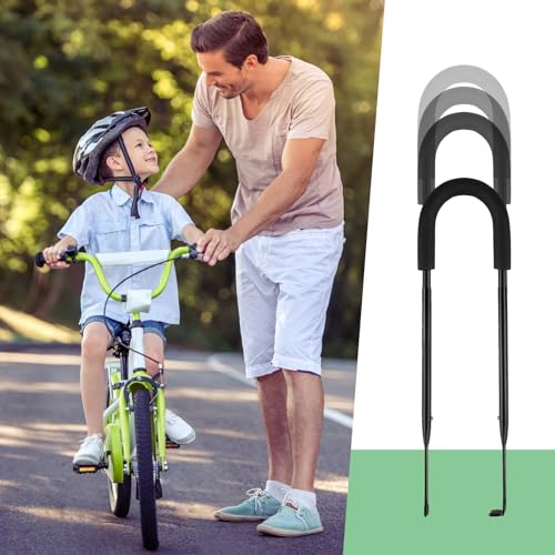 BORDEAG Fahrradstange Schiebestange Schubstange Fahrrad Verstellbare Fahrrad Lernhilfe Stange, Fahrrad Stange Für Haltestange Fahrrad Lernhilfe überall passend universale Schiebestange