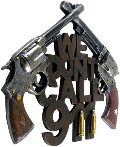 New Funny We Don't Call 911 Home Security Warning Sign Gun Front Door/Wall Decor image 4