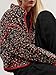 Tankaneo Womens Quilted Lightweight Jackets Floral Print Winter Coats Open Front Cardigan with Pockets