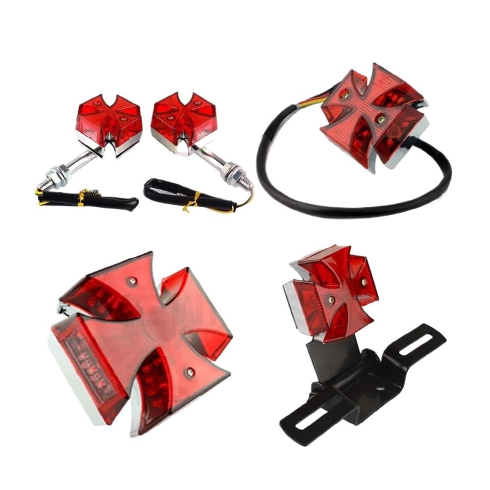 lampada stop moto Fanale Posteriore A LED, Freno, Targa Posteriore, Segnale Di Stop, Supporto Per Fanale Posteriore, Freno Per Moto, Targa, Luce Posteriore