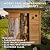Backyard Discovery Henley 4-6 Person Traditional Cedar Outdoor Cabin Sauna with Electric Sauna Heater, Glass Door, Sauna Rocks, Dry Heat, Steam Sauna, LED Lights, Wi-Fi Control, Sauna Accessories