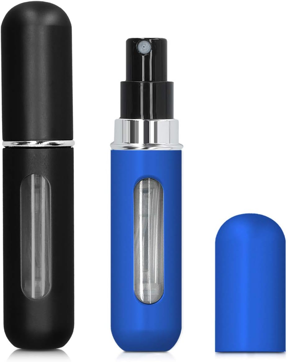 kwmobile Set of 2 Perfume Atomizers 5ml (1/6 oz) Refillable Perfume
