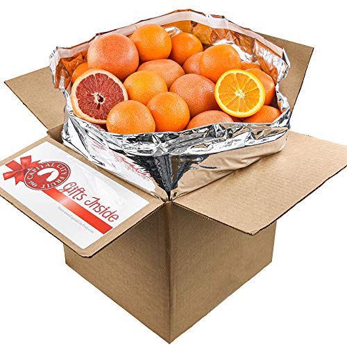 Gourmet Fruit Basket, (20lbs) Mixed Citrus Box with Oranges and Grapefruit (30 pieces)