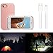 Wellerly iPhone 7 Case, iPhone 8 case, LED Illuminated Selfie Light Cell Phone Case Cover [Rechargeable] Light Up Luminous Selfie Flashlight Case for iPhone 7 / iPhone 8 4.7inch (Rose Gold)