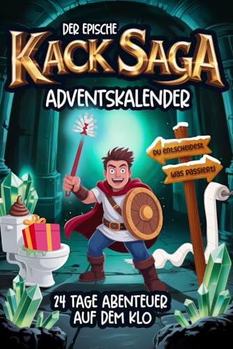 Der epische Kack-Saga Adventskalender: 24 Tage Abenteuer auf dem Klo - Du entscheidest, was passiert