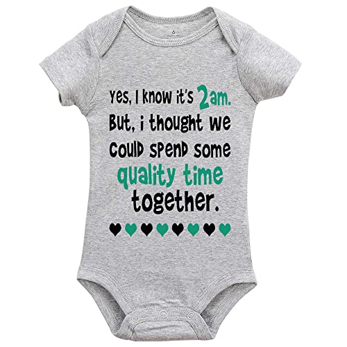 Image of Yes I Know Its 2am Baby Bodysuit Unisex Infant Bodysuits