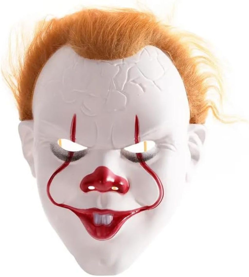 Fartoni Mascara De Payaso Asesino O Mascara It Halloween. Genial Careta De Payaso Asesino Como Accesorio De Disfraces. Mascara Terror Realista De Payaso. Mascaras De Payasos Asesinos., 12111