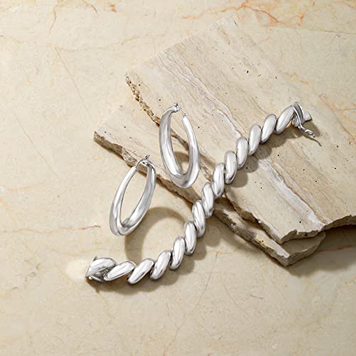 Ross-Simons Italian Sterling Silver Large San Marco Bracelet. 8.25 Inches #TOP6