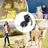 Opdestn Hunde Rollleine - Verstellbare 360 Grad Drehleine | Haustier Outdoor Zubehör Für Wohnung Haus Alltag Abenteuer Joggen Reisen Camping Trail Urban,Reisen Ausflüge