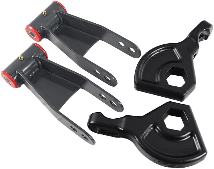 3" Front 2" Rear Leveling Lift Kit w/Torsion Keys and Shackles 842313 712120 Compatible with 1987-2004 Dodge Dakota 1998-2003 Durango