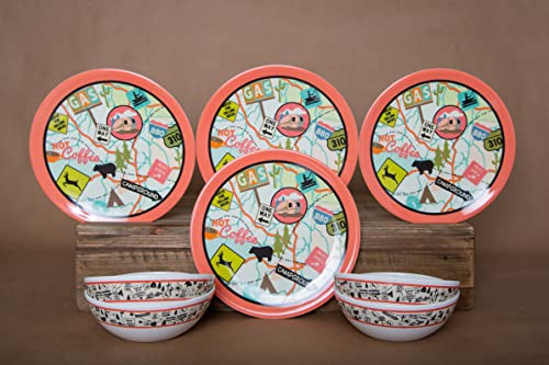 Camp Casual (Cc-001) 12-Piece Dish Set #TOP1