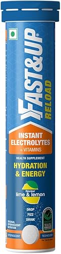 FastUp Recarga - Bebida energética de electrolitos - Bebida de electrolitos de nutrición deportiva - Tabletas efervescentes para correr y ciclismo -