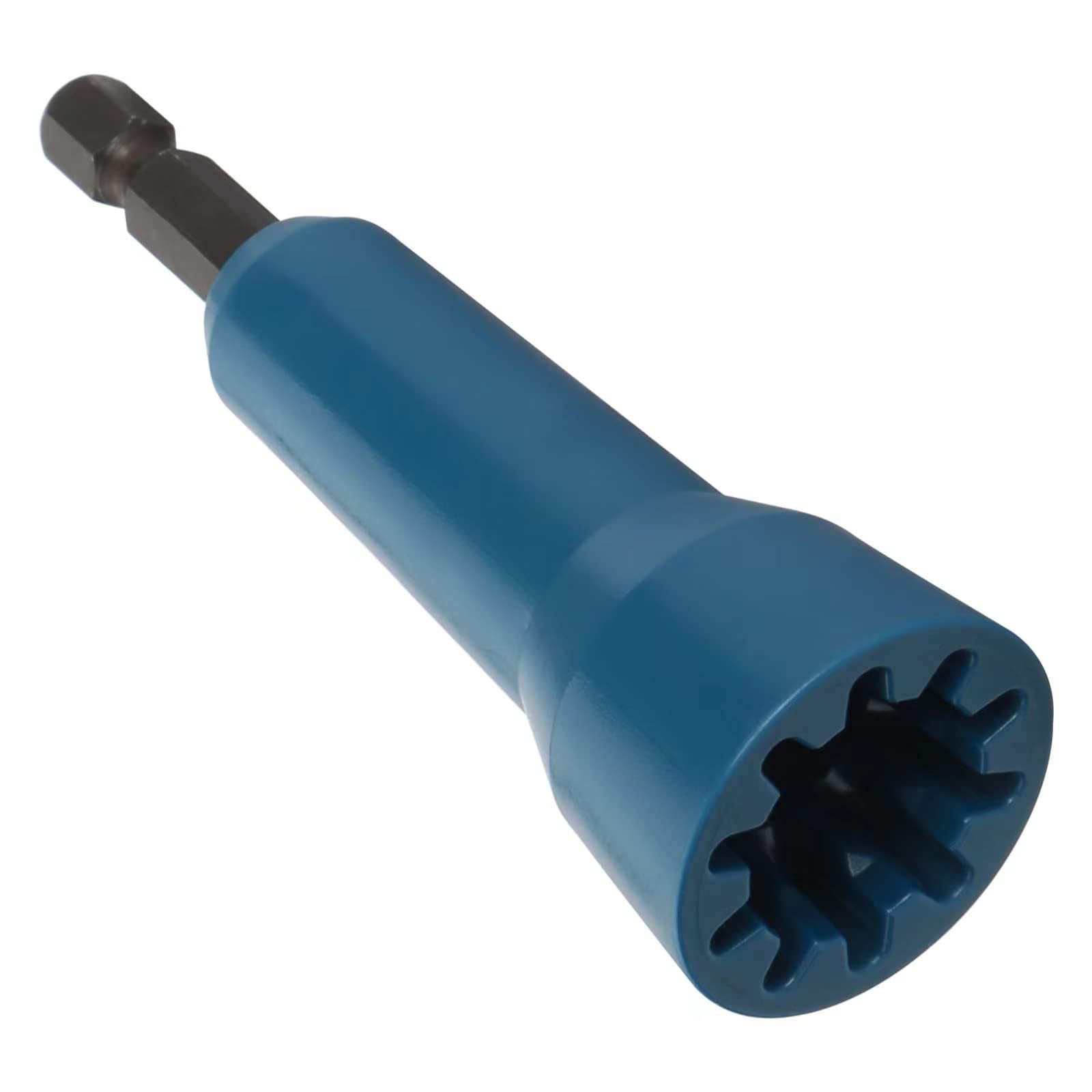 Electrical Wire Twister Tool for Drill, Wire Nut Twiter for Drill,Fast Wire Twisting Tool,Ideal Wire Nut Twister Tool,Connector Driver With 1/4" Chuck,Enhanced Wiring Efficiency (Plastic 1Pcs Blue)