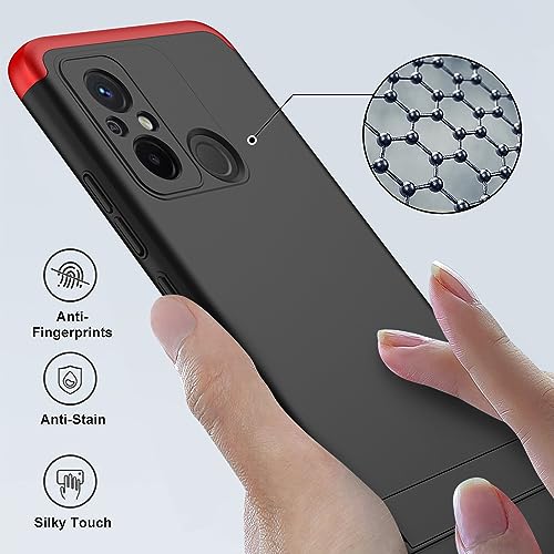 Image of 3 in 1 Back Cover for Poco C55 / Redmi 12C
