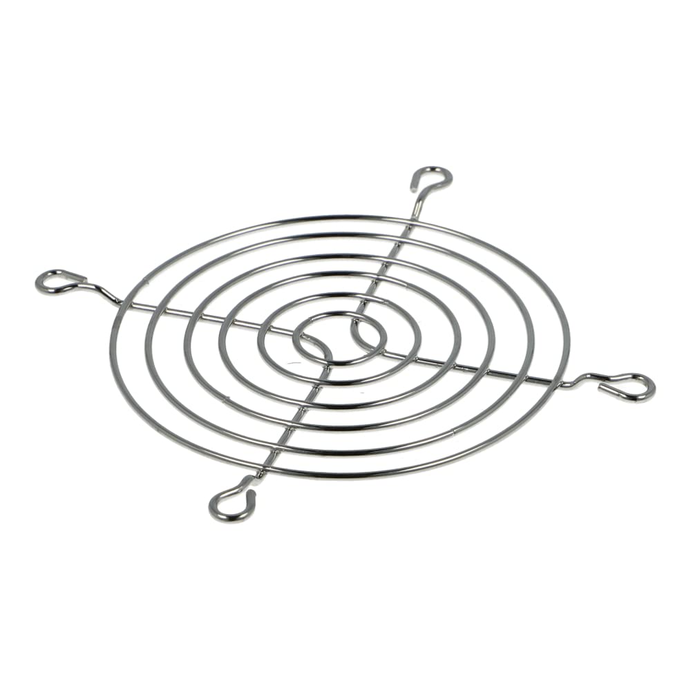 FG-09.GN | SUNON Metal Finger Guard, 92MM Chrome Plated for 92MM Fan