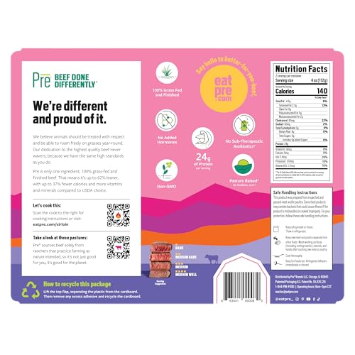 Pre, Beef Top Sirloin Steak, Grass-Fed, Pasture-Raised | 0.5 lbs. - Image 6