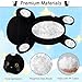 SQEQE Gato de Peluche con Peso, Gato Negro Imagen de SQEQE Gato de Peluche con Peso, Gato Negro