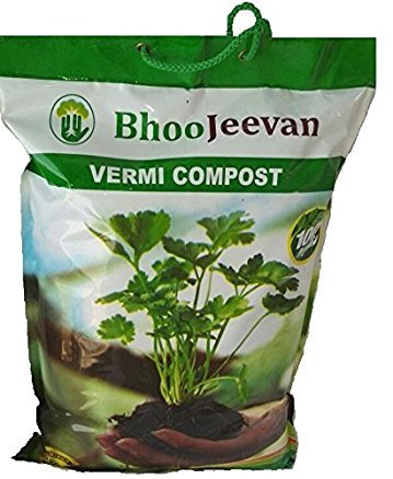 Bhoo jeevan - Vermicompost 5 Kg (Brown)