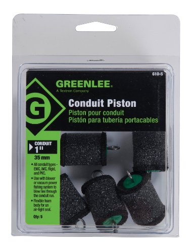 Piston, Foam, 1 In, Pk5