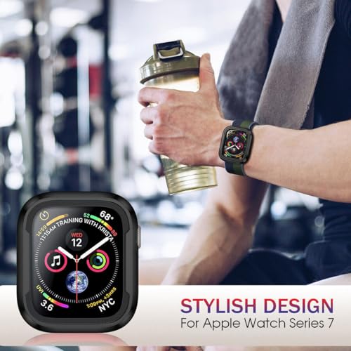 iWatch Series 9 8 7 6 5 4 SE funda para Apple Watch de 45mm 44mm 40mm carcasa resistente 7