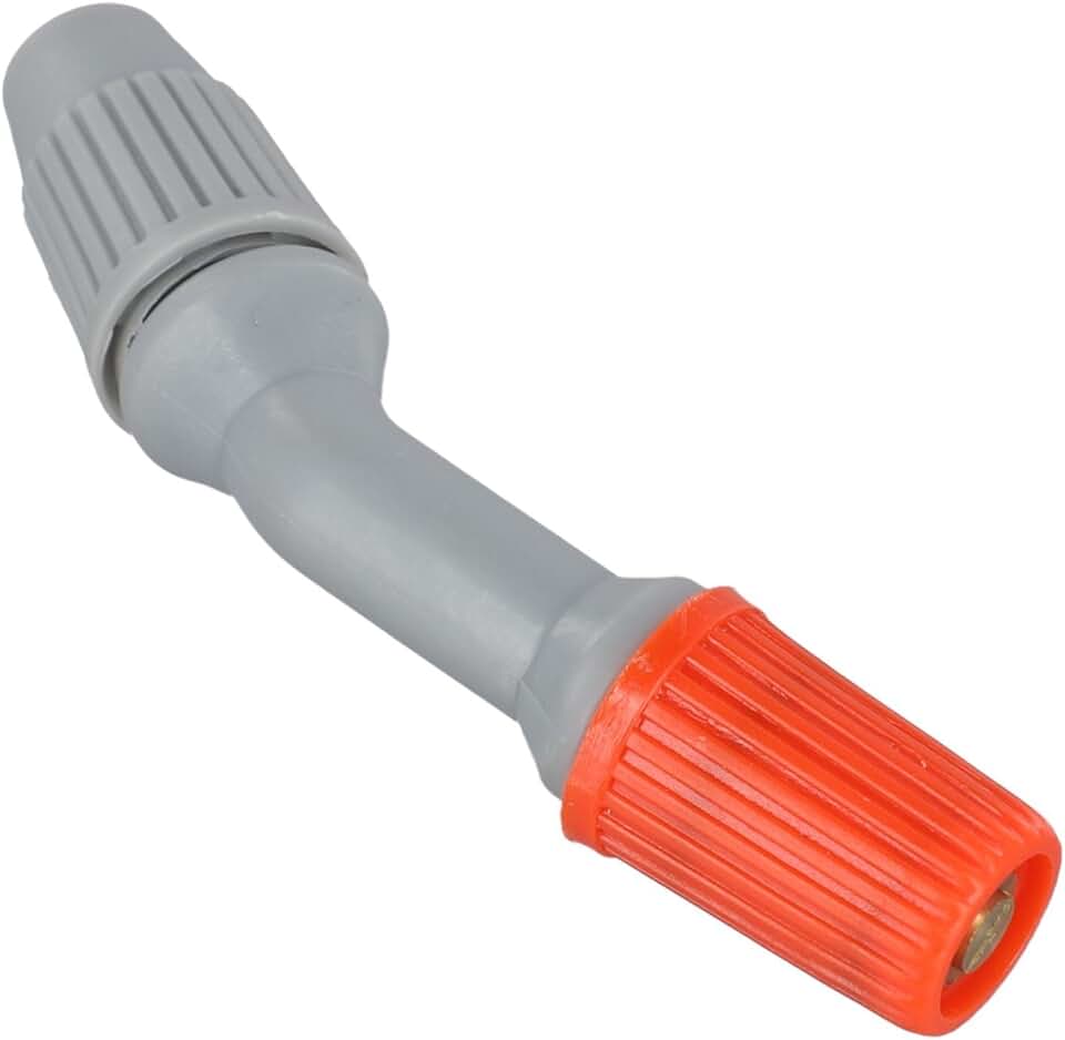 FABULETTA Bocal de pulverização ajustável em forma de leque com válvula para 3L 5L 8L mochila pulverizador, substituição de peça sobressalente de cone herbicida de plástico para agricultura